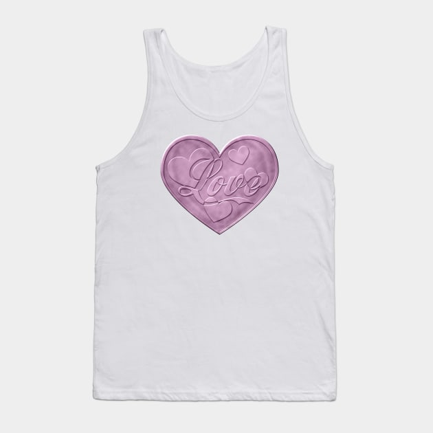 Lover Purple Tank Top by Wanda City